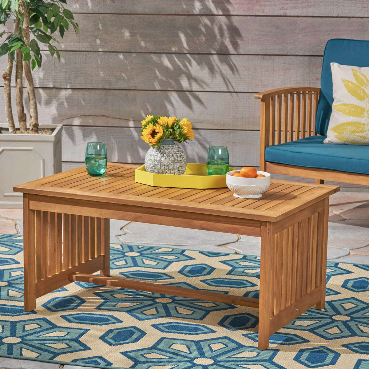 Casa Acacia Wood Coffee Table