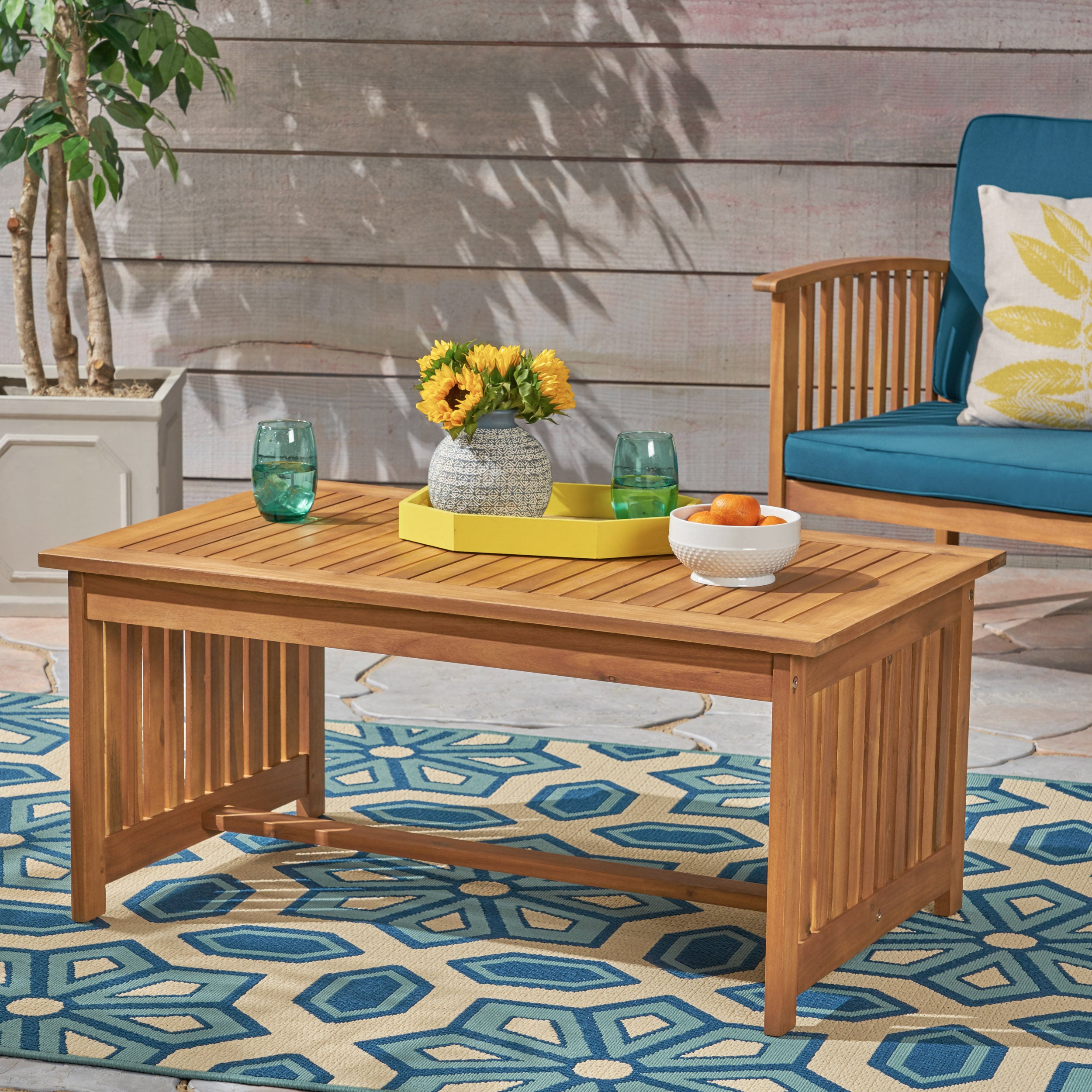 Casa Acacia Wood Coffee Table