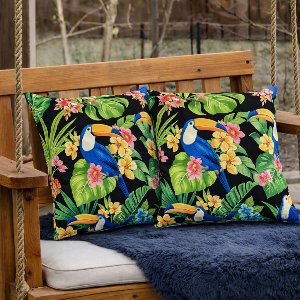 2 Pack Outdoor Throw Pillows