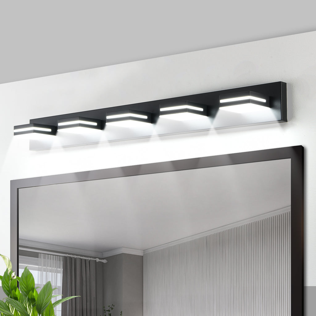 Modern Black LED Vanity Light