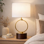 Bedroom Table Lamp Nordic Home Creative Romantic Warm Metal Study Room