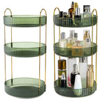 3 Tier Rotating Makeup Organizer 360° Spinning Perfume Cosmetic Storag