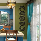 Crescent Moon Wall Art Set Of 5