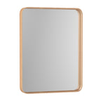 Wall Mirror With Rectangular Metal Frame