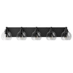 Bathroom Light Fixtures Over Mirror 5-Lights Bathroom Vanity Light Wit
