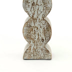 Decorative Wooden Centerpiece Candle Holder- 3x9 Elegant Candle Stand