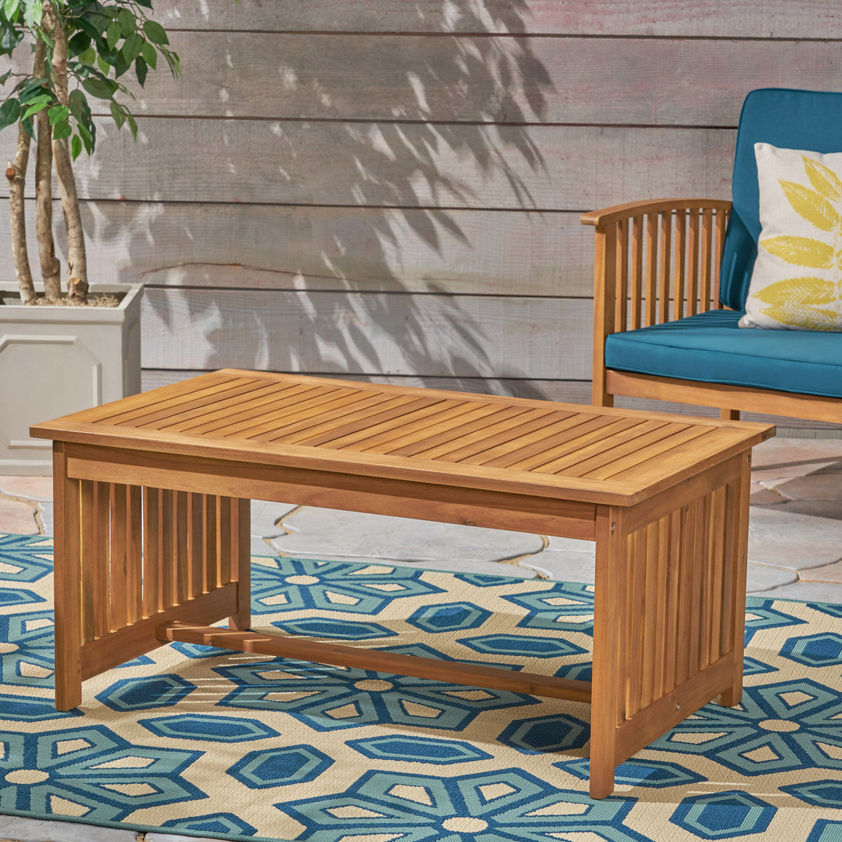 Casa Acacia Wood Coffee Table
