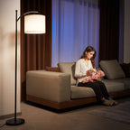 Dimmable LED Floor Lamp, Adjustable Color Temperature, Remote Control