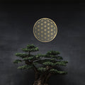 Zen Lotus Metal Wall Art Boho Chic Floral Hanging For Living Room Bedr