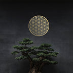 Zen Lotus Metal Wall Art Boho Chic Floral Hanging For Living Room Bedr