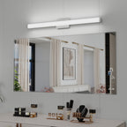 Bathroom Vanity Light Brushed Nickel Square LED 41 Inch 24W 6000K Cool