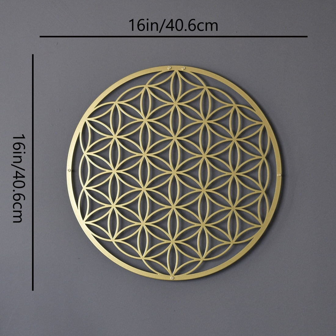 Zen Lotus Metal Wall Art Boho Chic Floral Hanging For Living Room Bedr