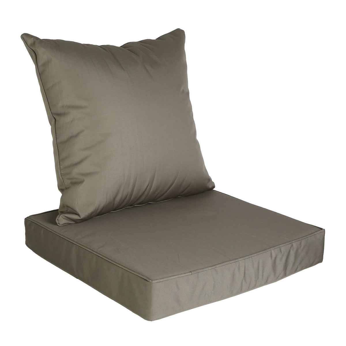 Waterproof Outdoor Seat Cushion Set, Patio Furniture Cushions with Back Pillow, for Garden Bench — detail view