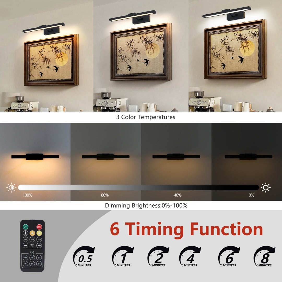 Picture Light Battery Operated With Remote