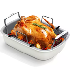High-Temperature Resistant Chicken Roasting Pan Heat-Resistant Fried C