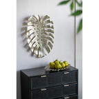 Gold Metal Monstera Leaf Wall Decor, 18.9 in. Botanical Wall Art