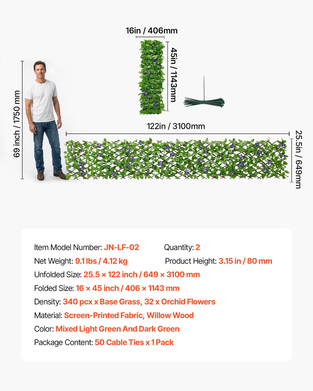 Expandable Fence Privacy Screen