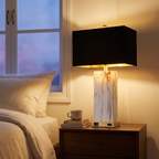 Touch Control Table Lamps Set Of 2 styled in a warm modern interior