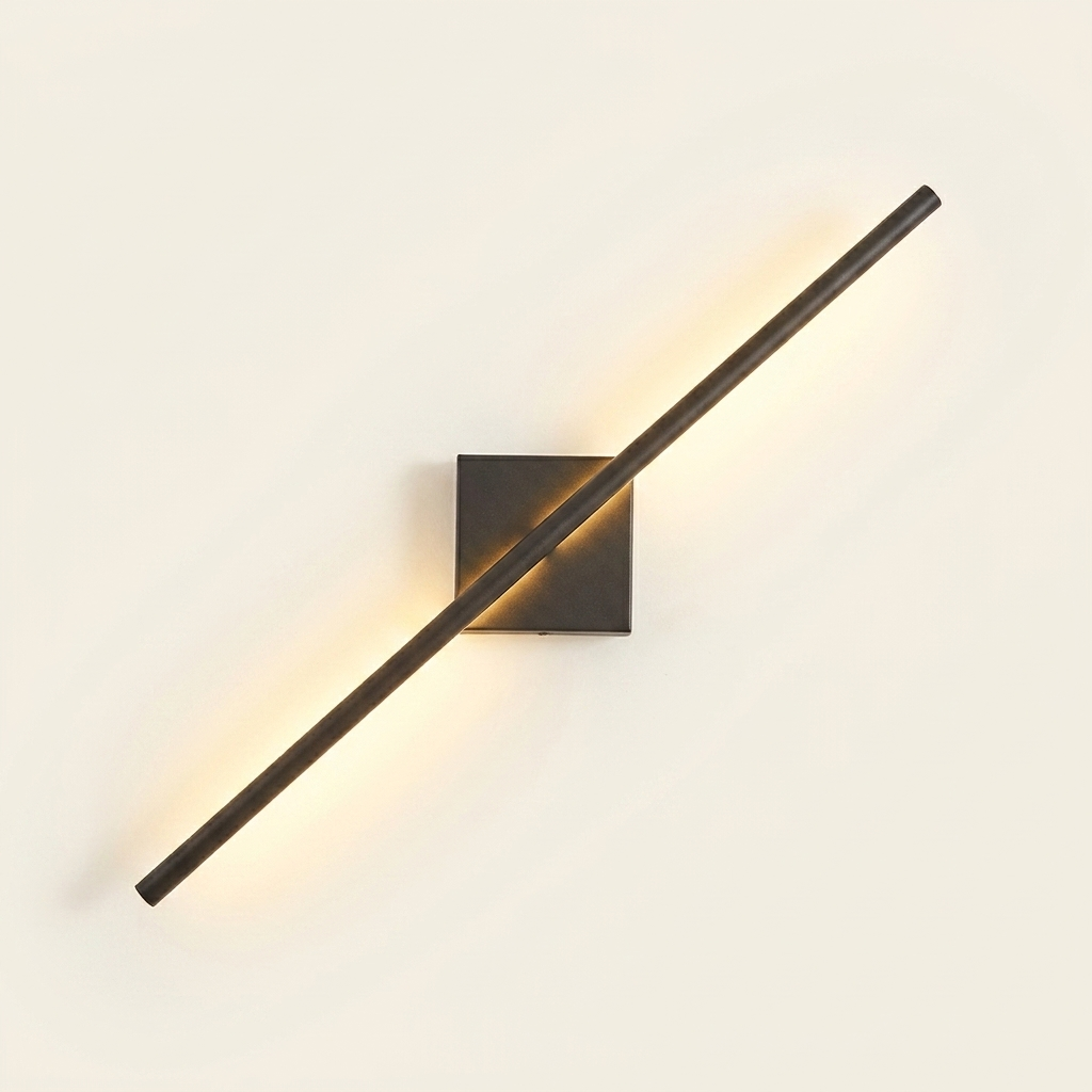 28 2-Pack Modern LED Wall Sconce on a warm cream background