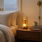 2pcs Portable Touch Control Table Lamp With 5000mAh Battery styled in a warm modern interior