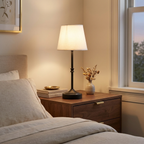 Cordless Table Lamp styled in a warm modern interior