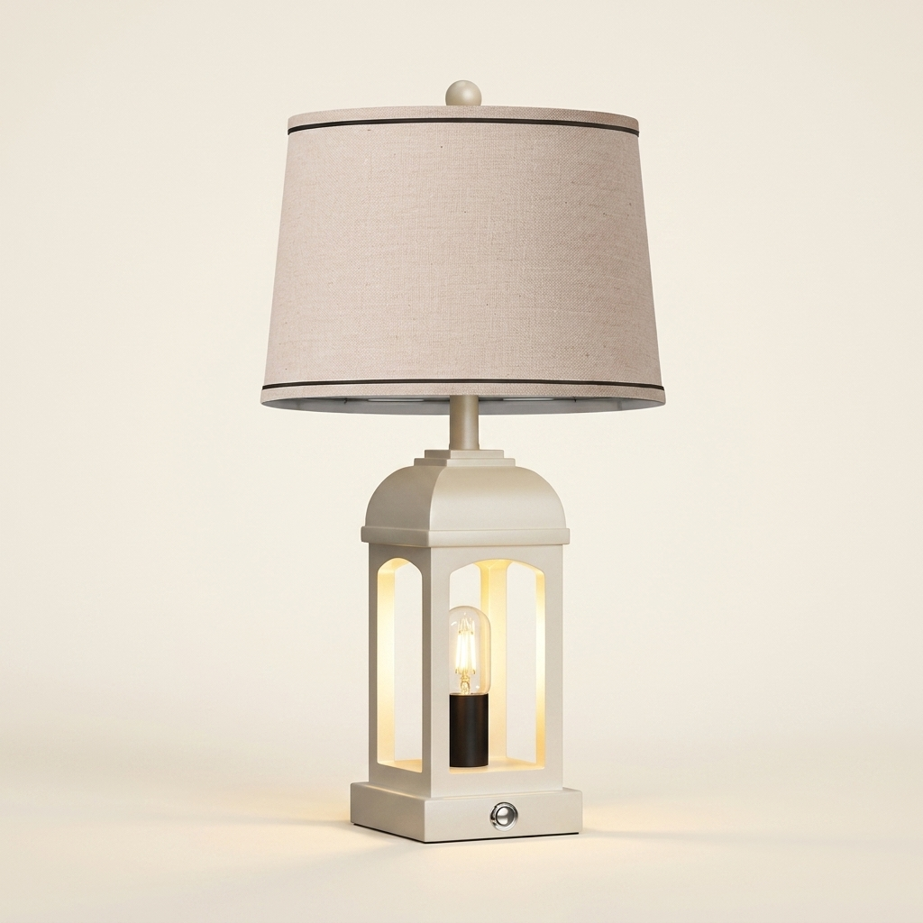 Table Lamp For Living Room on a warm cream background
