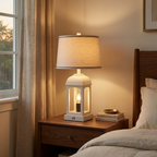 Table Lamp For Living Room styled in a warm modern interior