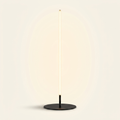 Dimond Black LED Table Lamp With On Off Switch Round Metal Base on a warm cream background