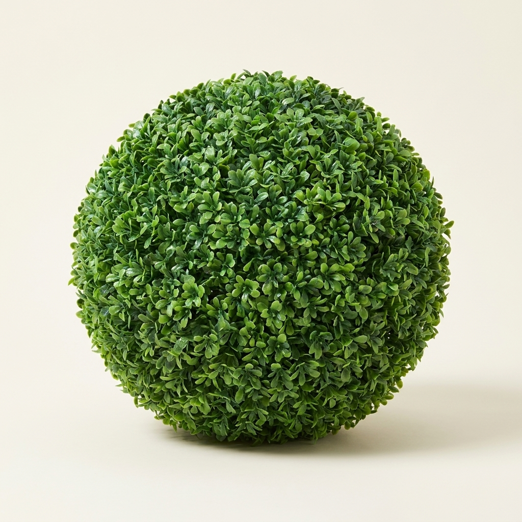 VEVOR Artificial Topiaries Boxwood Trees on a warm cream background