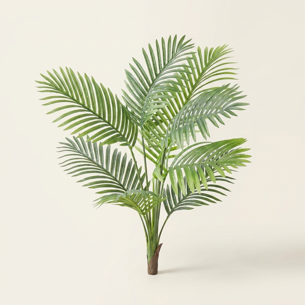 Artificial Palm Tree on a warm cream background