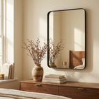 Rectangular Wall Vanity Mirror, 29.5 x 21.6 in. Bathroom Decor for Bathroom Vanity styled in a room