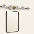 Minimalist Gold LED Bathroom Vanity Light, 6-Light Acrylic Wall Sconce, 43 in. for Over Mirror