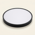 Black LED Flush Mount Ceiling Light Fixture, Easy-Install, Set of 4