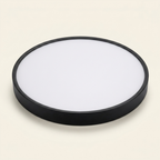 Black LED Flush Mount Ceiling Light Fixture, Easy-Install, Set of 4