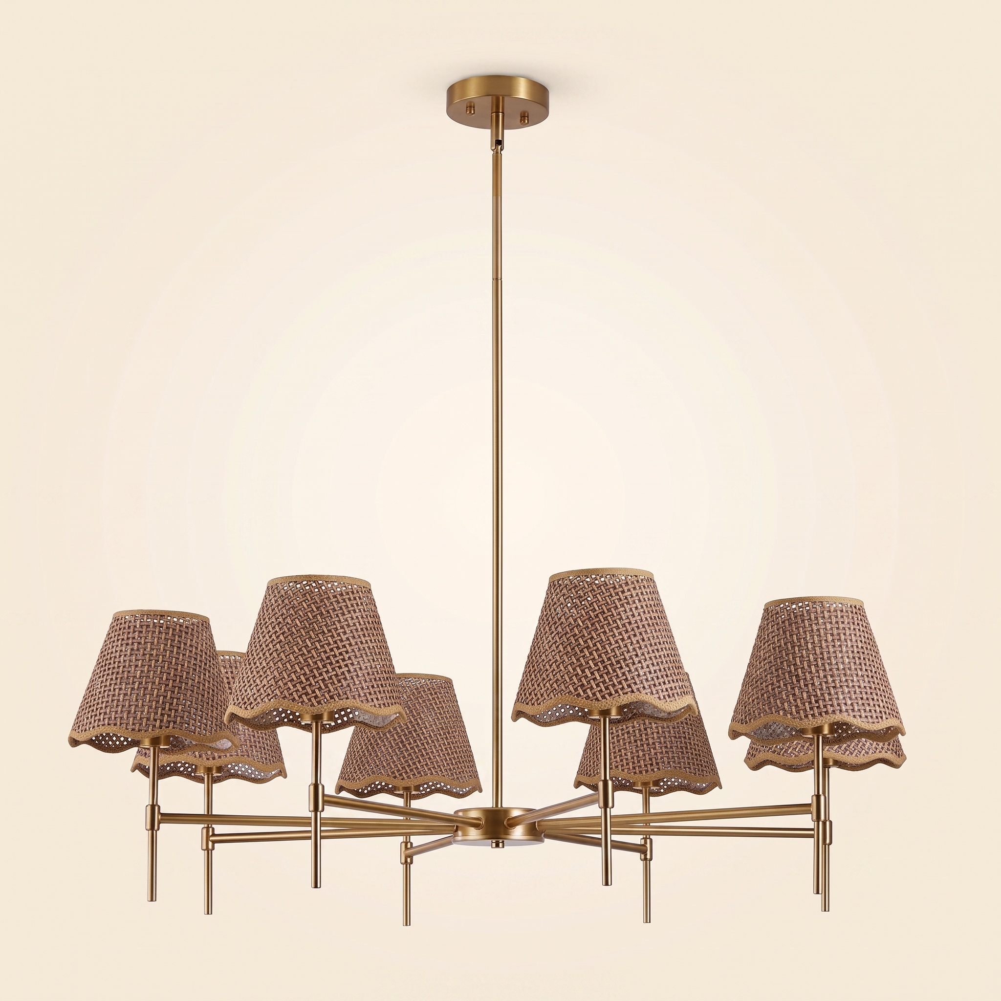 golden farmhouse pendant light 8 light b cjth2837194
