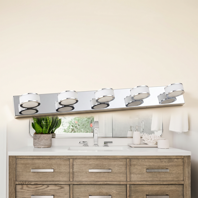 37 modern 5 light led vanity light fixtu