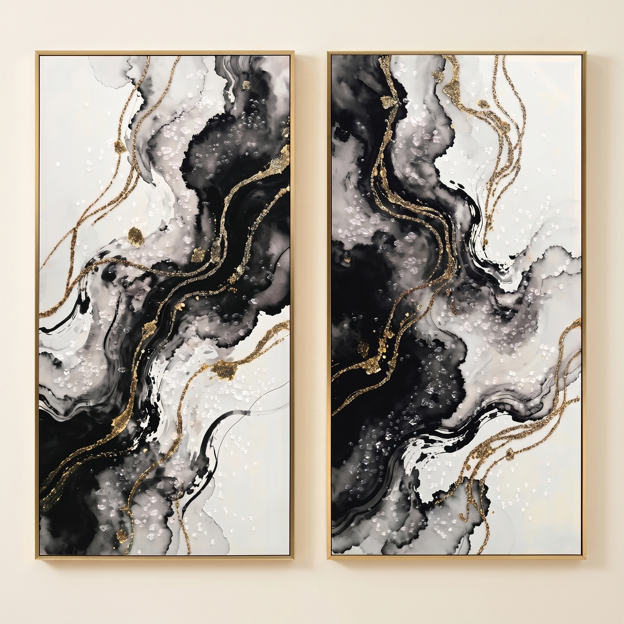 large framed black and white abstract wa cjfu2773886