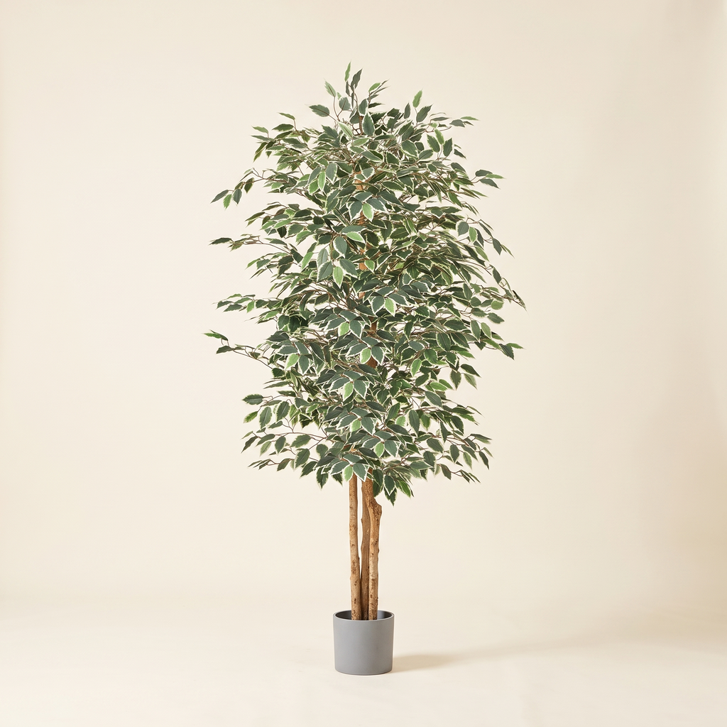 6ft artificial ficus tree tall faux plan cjyl2616542