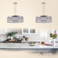 modern crystal chandelier 19 inches alum cjjt2806257