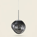 Metal Entryway Chandelier, 11 in., Gold, Silver & Red Copper Finishes on a warm cream background