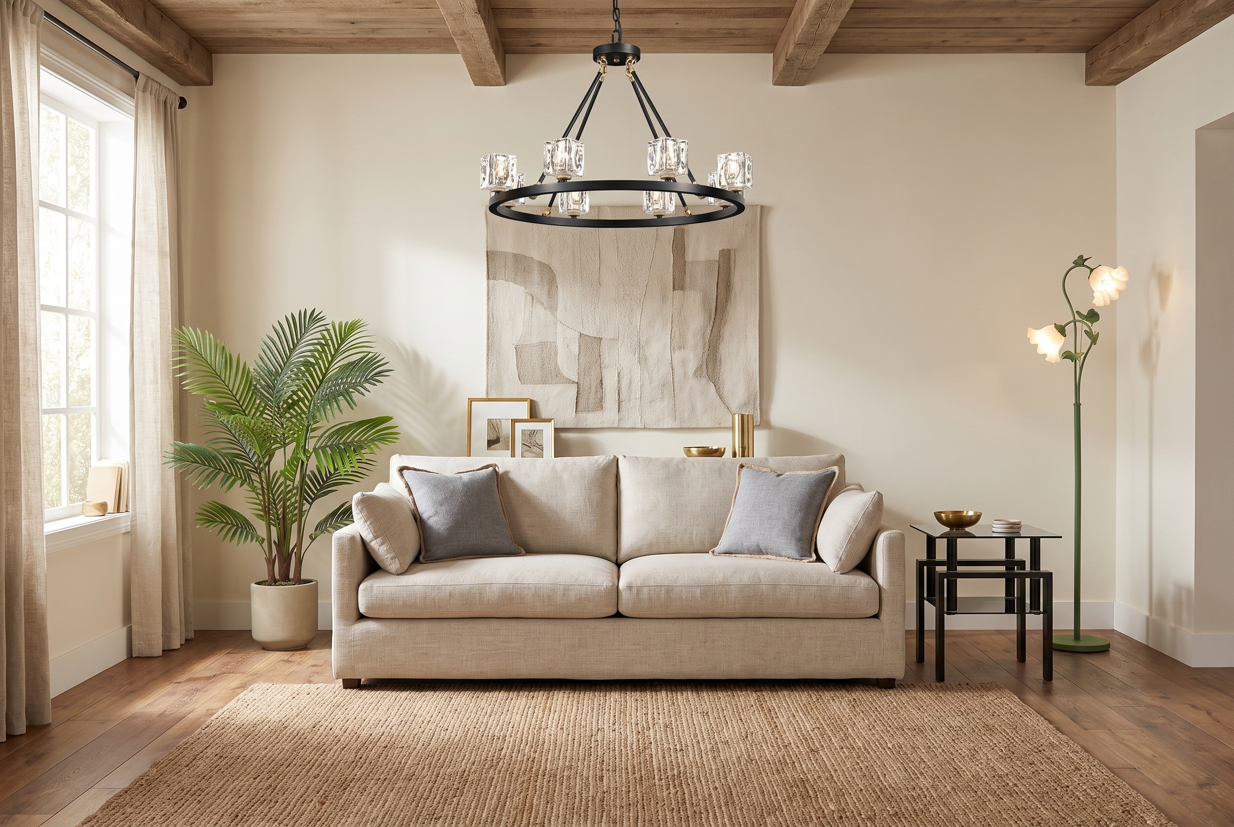 The Living Room Edit - shoppable scene with real products