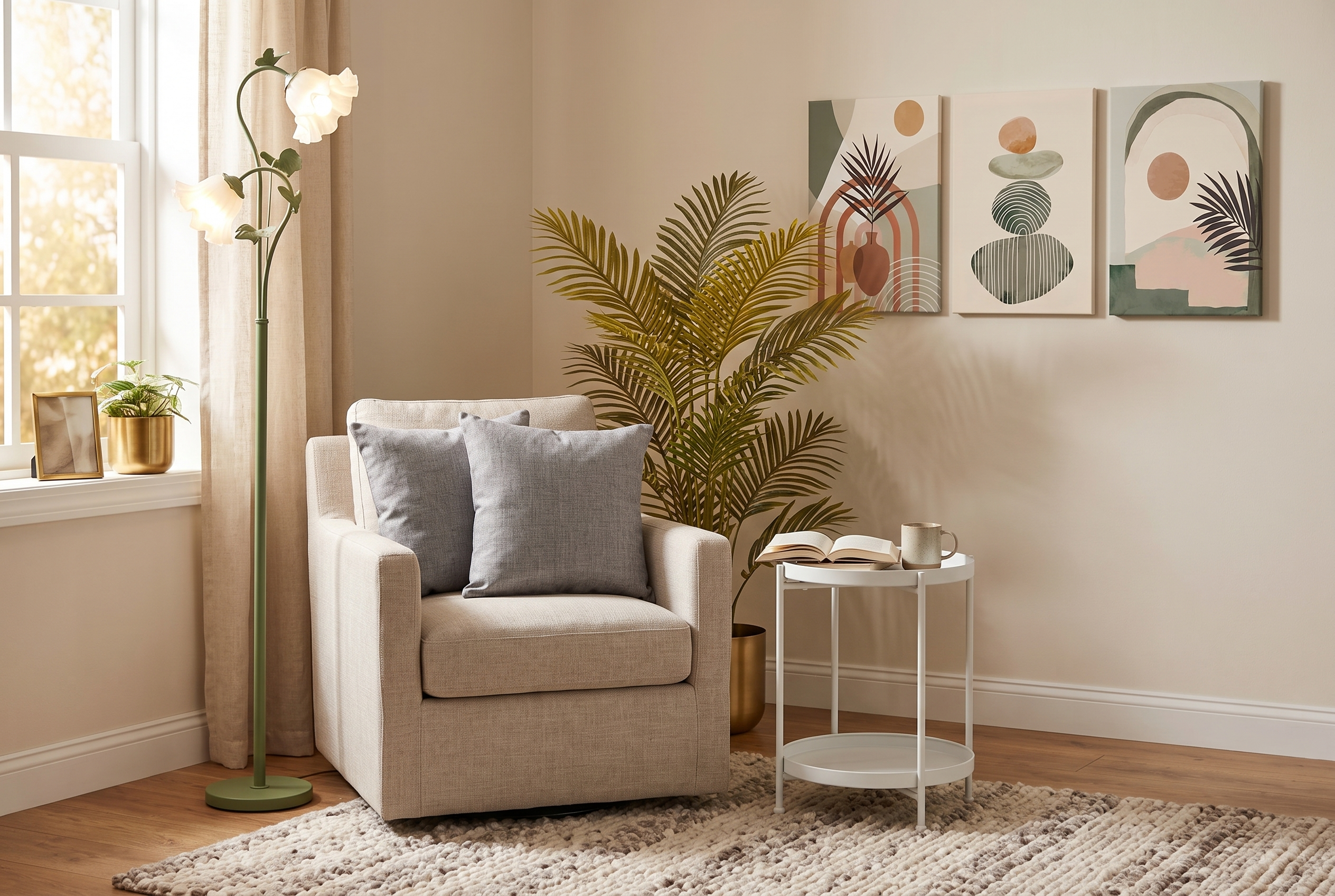 Shop The Reading Corner - shoppable room scene
